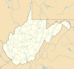 Cunningham is located in West Virginia