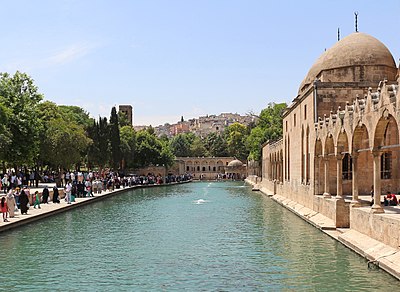 Kolam Balikli Göl di Şanlıurfa, Turki