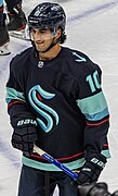 Matty Beniers was the first ever draft selection for the Kraken, taken second overall in 2021.