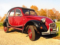 2CV Charleston (Rouge Delage / Noir)