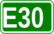 E30 route number sign