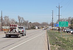 Entering LaSalle from the south on U.S. Route 85.