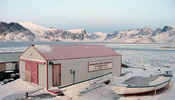 Ancien comptoir de la compagnie de la Baie d'Hudson à Pangnirtung