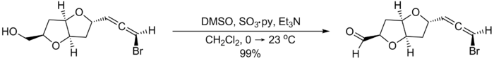 Příklad Parikhovy–Doeringovy oxidace