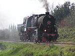 Grote stoomlocomotief bij S.T.A.R.