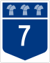 Highway 7 marker