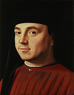 Gizon baten erretratua, Antonello da Messina. 1474-1475