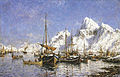 Gunnar Berg Fra Svolvær havn, 1891.