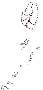 Kingstown, Saint Vincent and the Grenadines Location Map