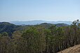 山頂から東北東の眺望。八経ヶ岳と釈迦ヶ岳