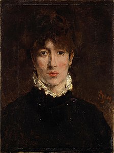 Pa Alfred Stevens, v. 1882.