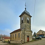 L'église d'Aubertans.