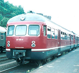 stuurstand rijtuig 817 605-9 op 11 juli 1975 te Koblenz