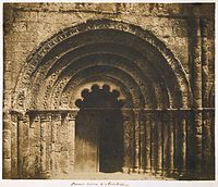 Gustave Le Gray: Portál kostela v Aubeterre, 1851