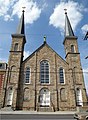 Saint Anthony's Chapel, built in 1880, at 1700 Harpster Street. About five thousand relics are housed in the chapel, making it the largest collection of relics outside the Vatican.[14][15]