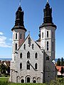 Vue de la cathédrale du côté est.