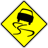 Slippery road