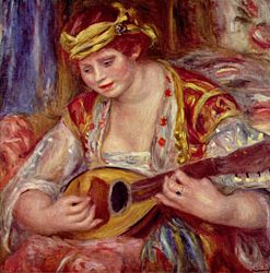 Mulher com um Mandolin, 1919