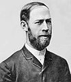 Image 19Heinrich Rudolf Hertz (1856–1894) proved the existence of electromagnetic radiation. (from History of radio)