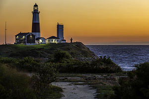 Dawn over Montauk Point Light