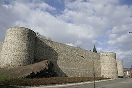 Binche, l'enceinte médiévale.