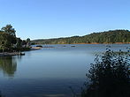 Koberbachtalsperre, Blick zum Steilufer