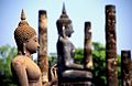 Estatuas de Buda en Sukhothai, Tailandia