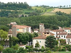 Skyline of Terranuova Bracciolini