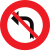 Left turn prohibited (BE)