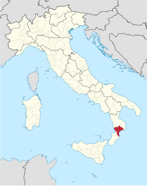 Cherta de la provinzia de Catanzaro