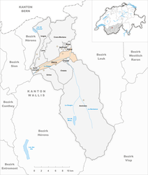 Sierre – Mappa