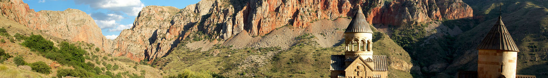 The Armenian monastery Noravank in Armenia's mountainous Vayots Dzor region