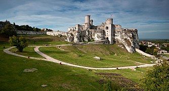 Ruines du château Ogrodzieniec.