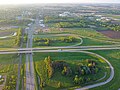 Looking north from Wis-29 up Wis-13