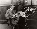 Image 4D. W. Griffith at a rolltop desk, c. 1925 (from 1920s)