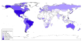 Image 1Global distribution of LDS Church members in 2009 (from Mormons)