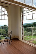 Inside the Pavilion at the Vegetable Garden