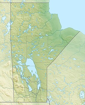 Map showing the location of Netley Creek Provincial Park