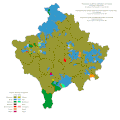 Bevölkerungsverteilung im Kosovo als Teilrepublik Serbiens 1981[50]