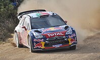 Citroën DS3 WRC de Sébastien Loeb en 2011.