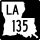 Louisiana Highway 135 marker