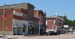 Downtown Nelson: west side of Main Street.