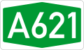 A621 motorway shield