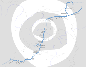 RER B線 路線図