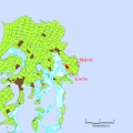 Posizione del villaggio di Tu'anikivale, sull'isola 'Utu Vava'u.