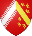 Le blason proposé par Robert Louis et homologué par les préfets.