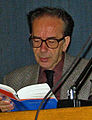 Ismail Kadare in de herfst van 2002 (Foto: Lars Haefner) overleden op 1 juli 2024