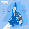 Territorial map of the Philippines