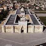 Top view of Sultanhani caravanserai aksaray