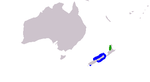 Hector's dolphin range (Maui's dolphin in green)